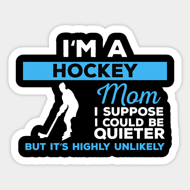 Hockey Mom Sticker by mikevdv2001